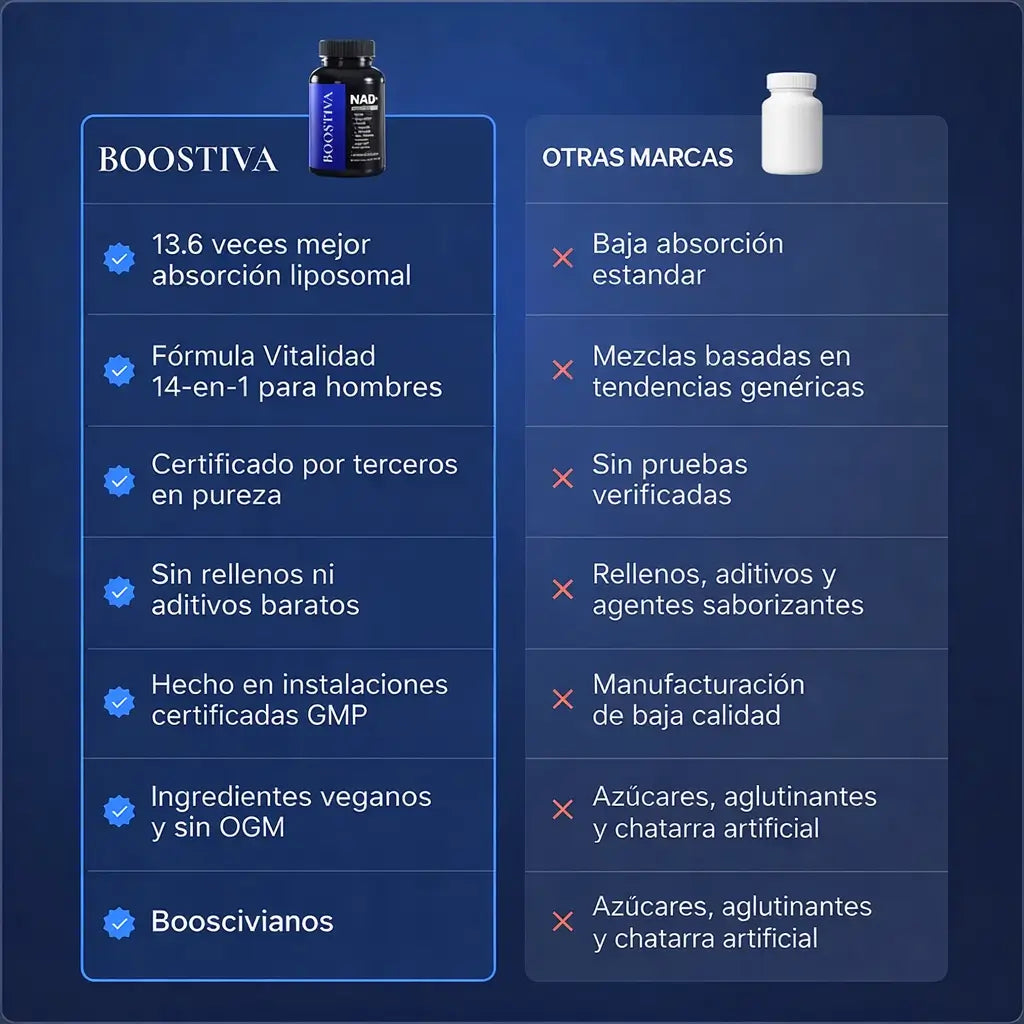 NAD+ Liposomal para hombres
