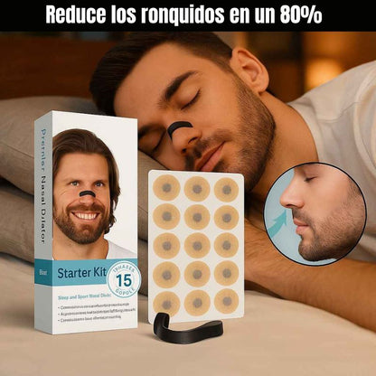 Sillow™Kit X 4  Bandas Nasales + 30 Parches magnéticos