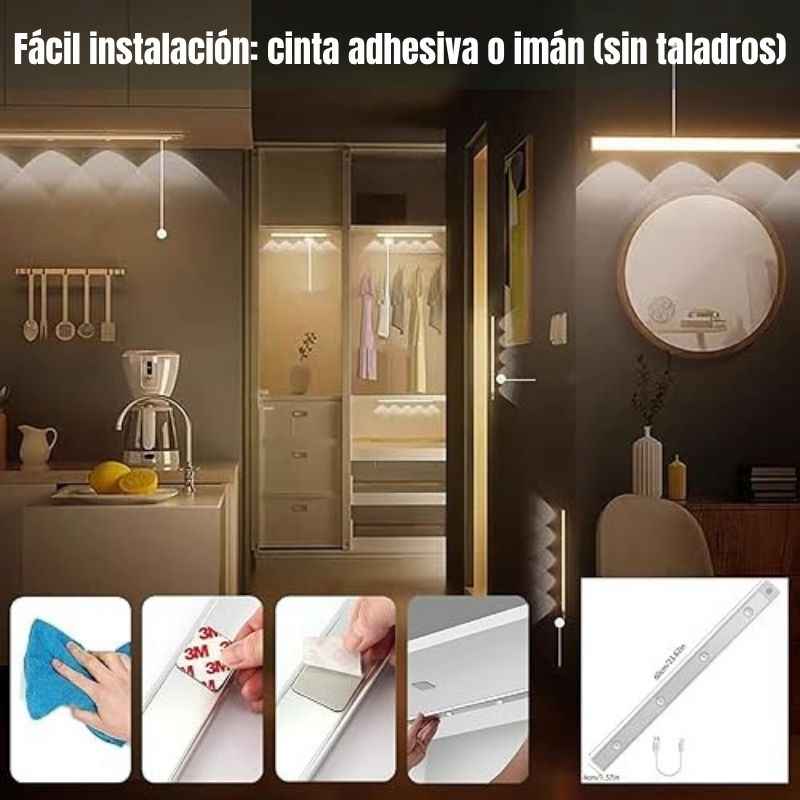 Lampara Led Recargable 40 Cms