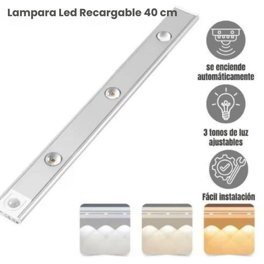 Lampara Led Recargable 40 Cms