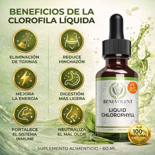 Clorofila Benevolent: Suplemento détox a base de clorofila