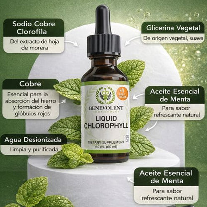 Clorofila Benevolent: Suplemento détox a base de clorofila