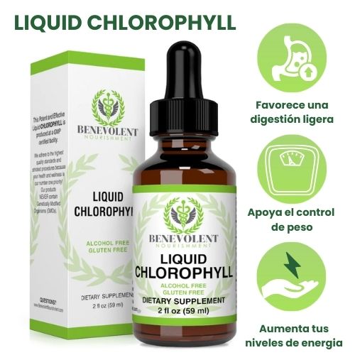 Clorofila Benevolent: Suplemento détox a base de clorofila
